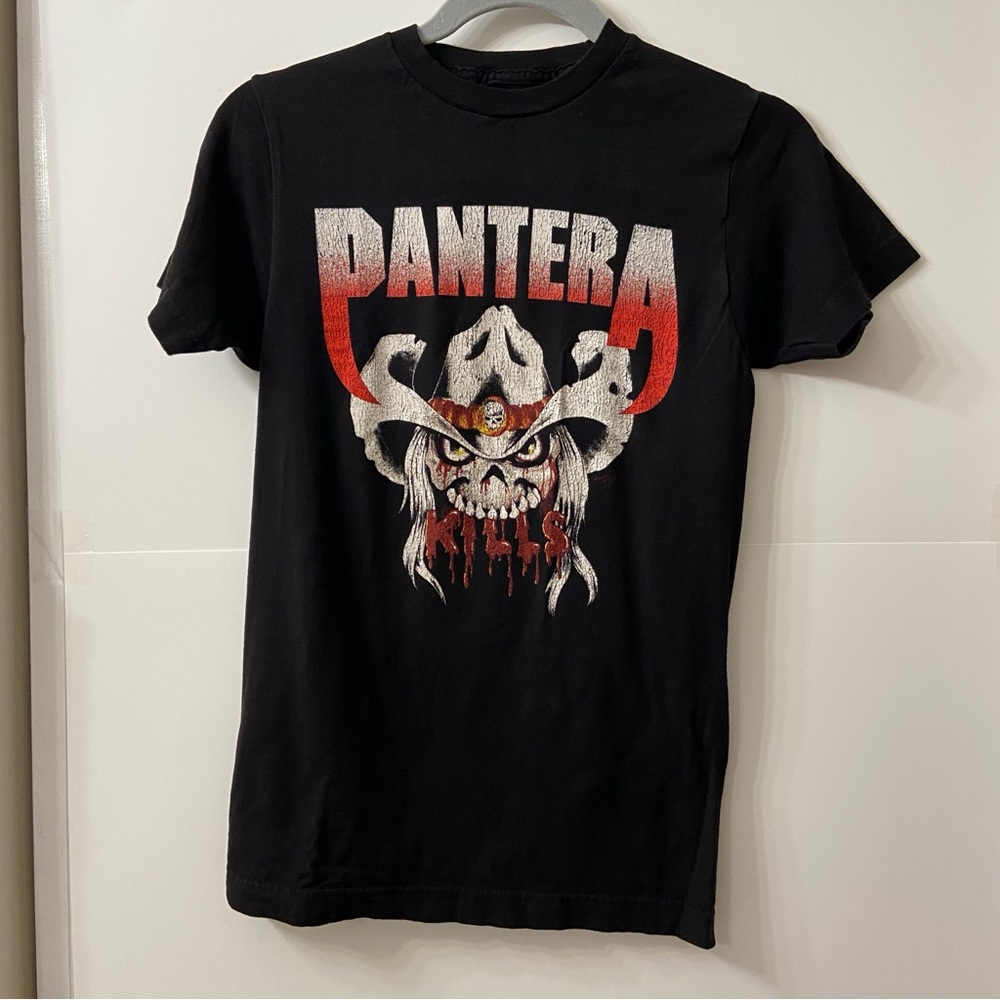 Pantera Black Graphic Short Sleeve Shirt XS